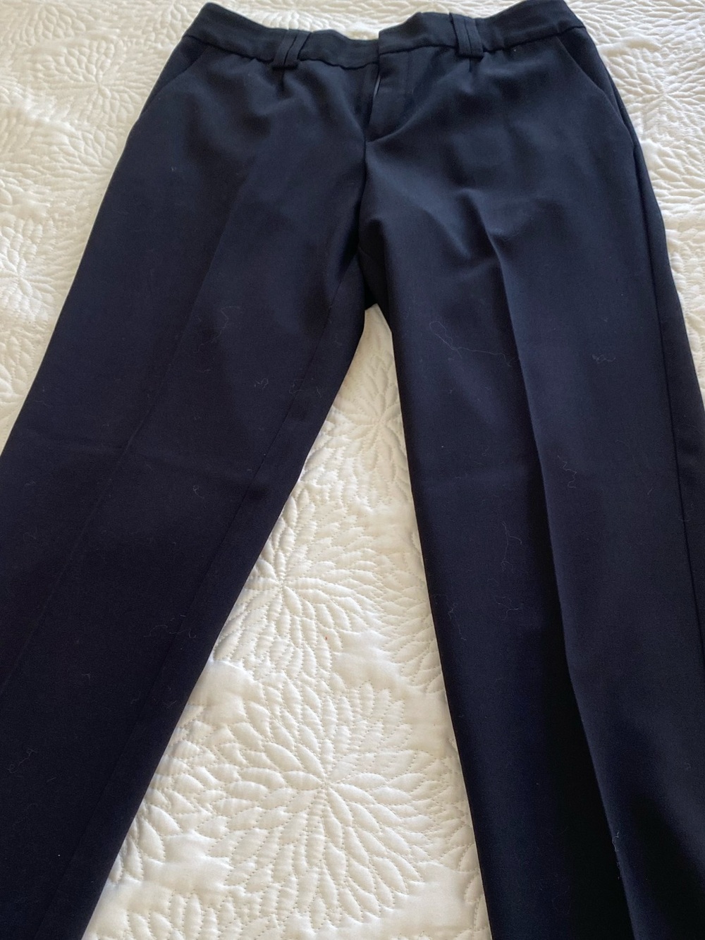Margaret M Black Straight-Leg Dress Pants